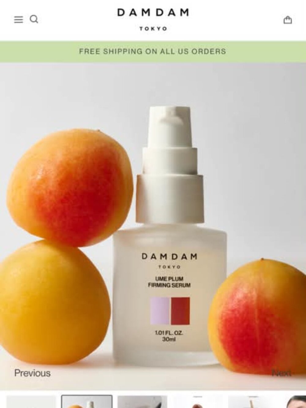 DAMDAM TOKYO Ume Plum Firming Serumm